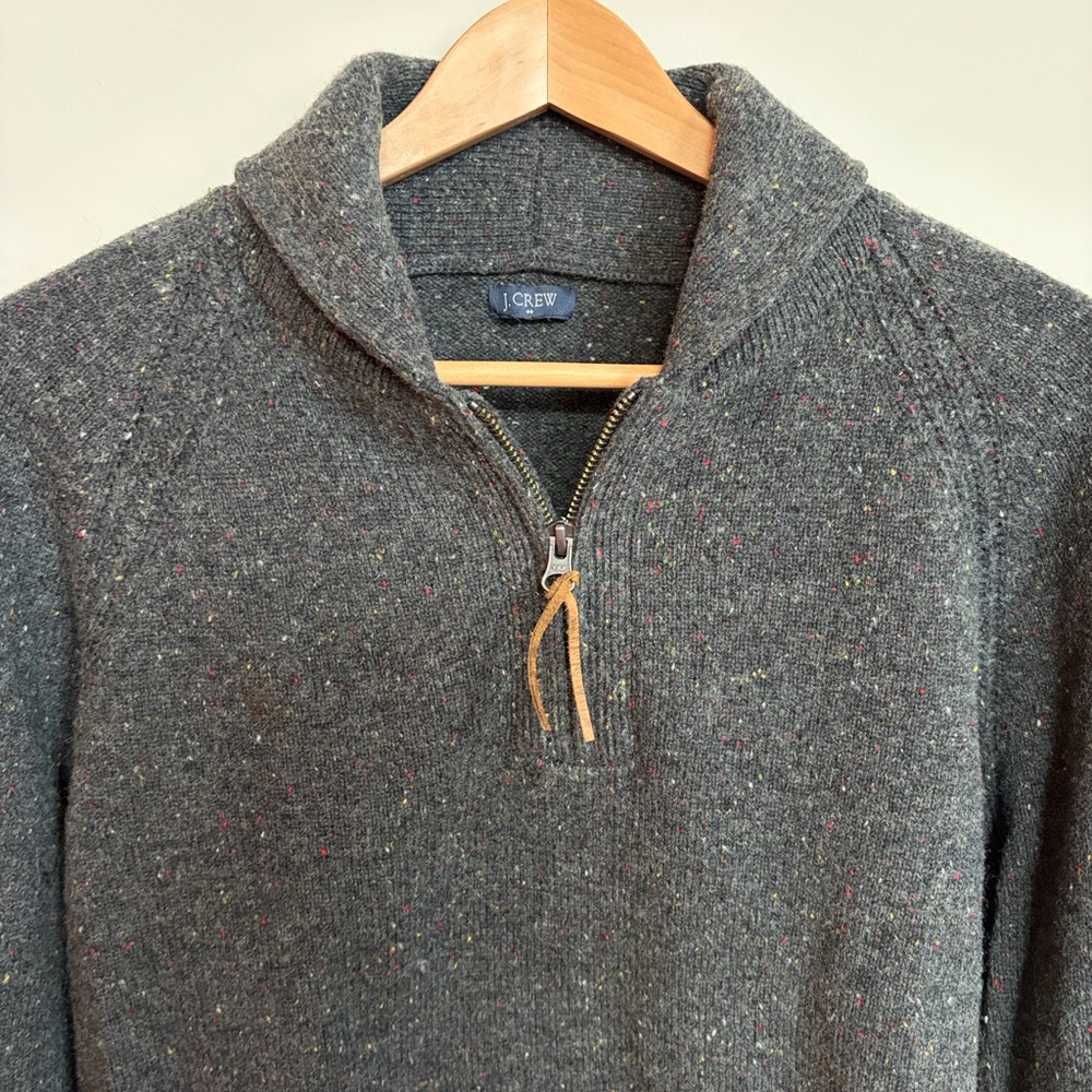 J. Crew Sweater Wool,‎ Quarter Zip